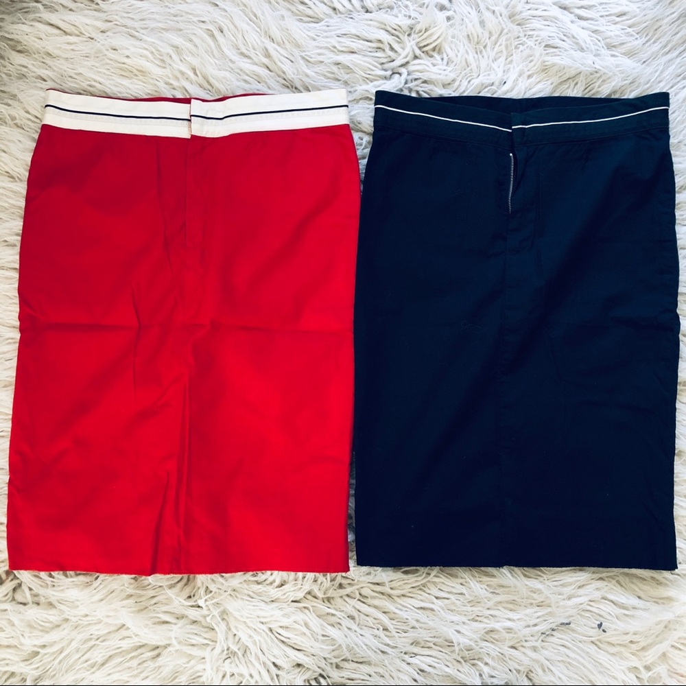 Red and Black Jean Colonna Skirts Bundle, Size S
